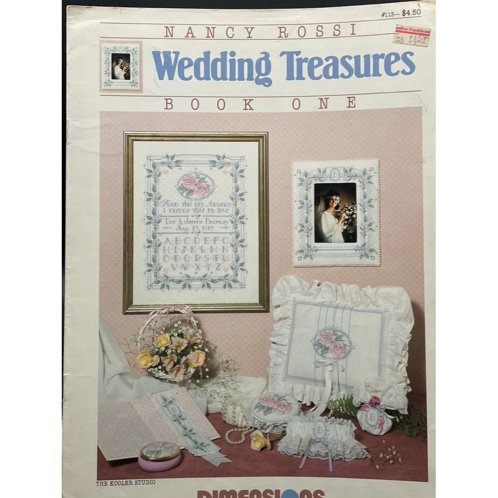 Dimensions #113 Nancy Rossi Wedding Treasures Book One Magazine Length 11 Inches